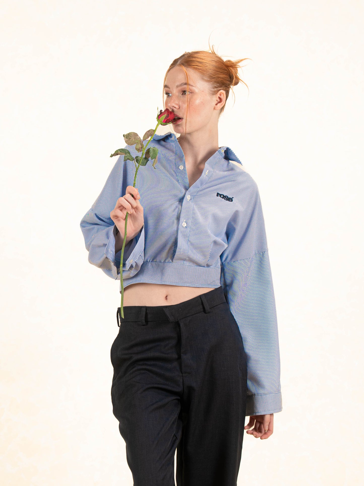 Striped Polo Female - Blue