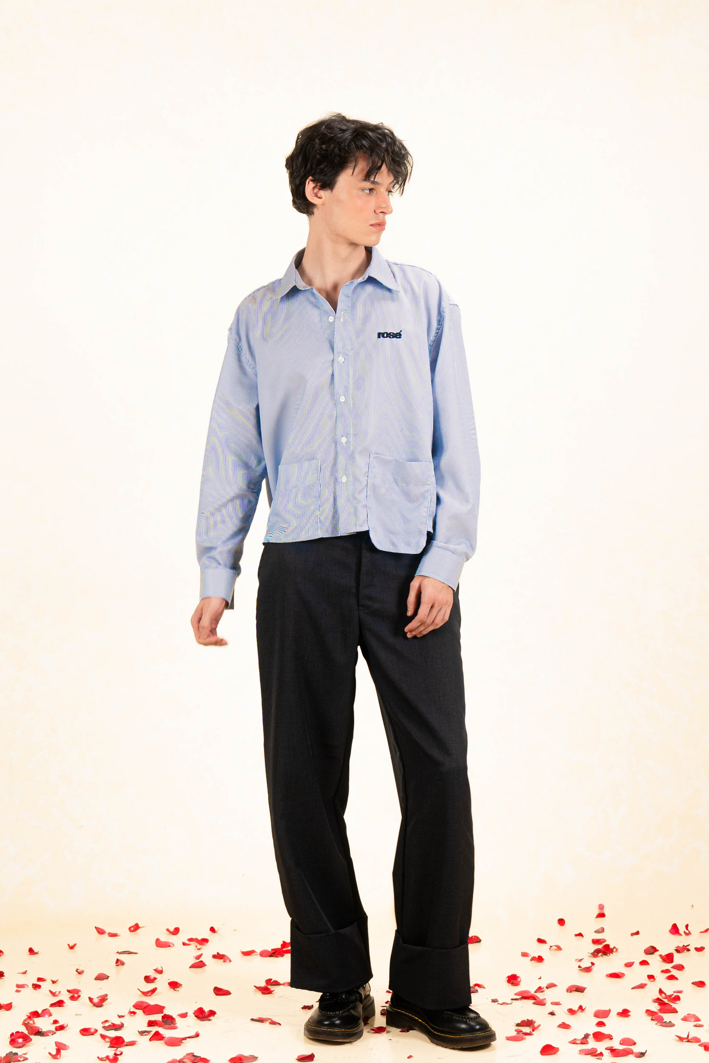 Striped Polo Male - Blue