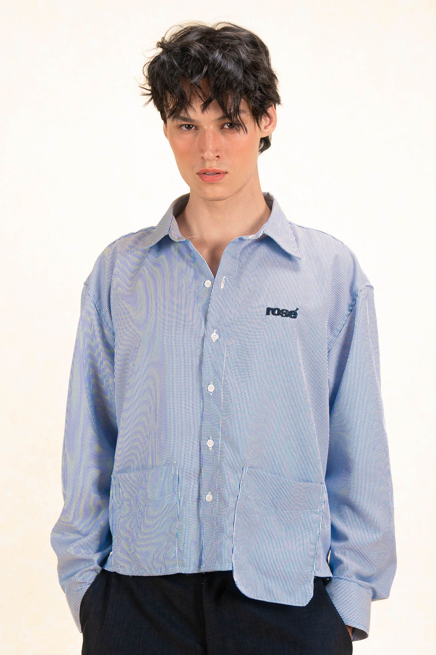 Striped Polo Male - Blue