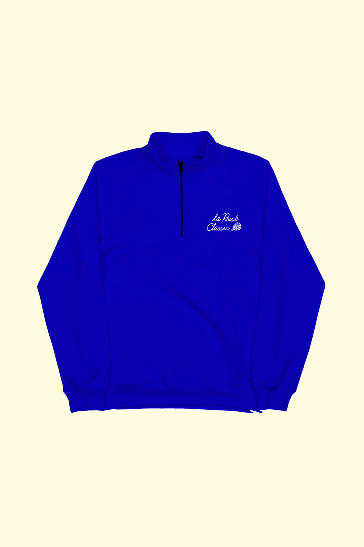 La Rosé Quarter Zip - Light Blue