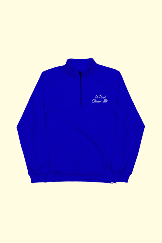 La Rosé Quarter Zip - Light Blue