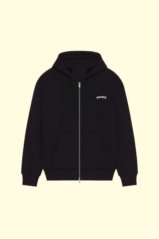 Eclipse Double Zip Up - Black