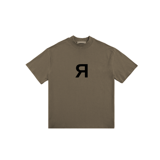 R "Tee" - Dark Khaki