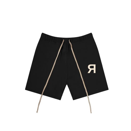 “R” Sweatshorts - Black