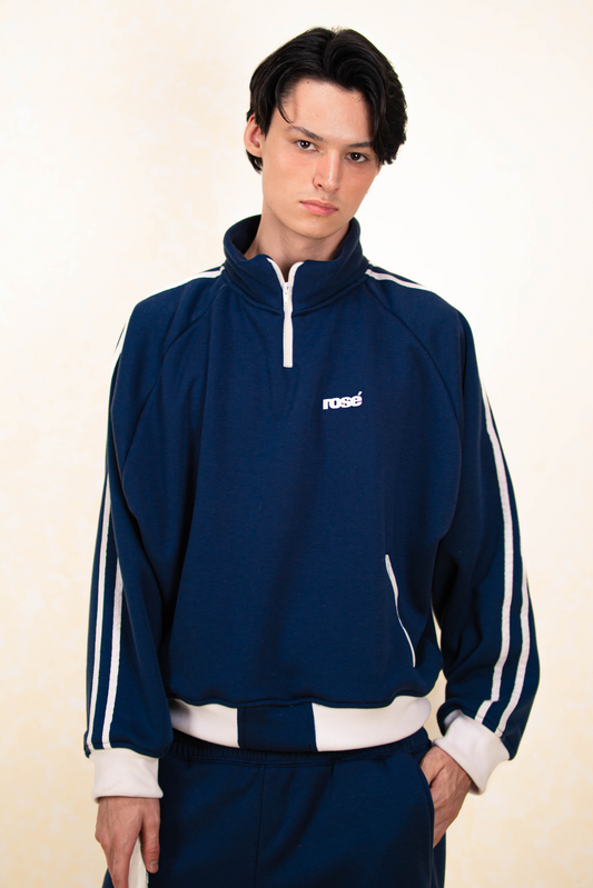 Quarter Zip - Navy Blue