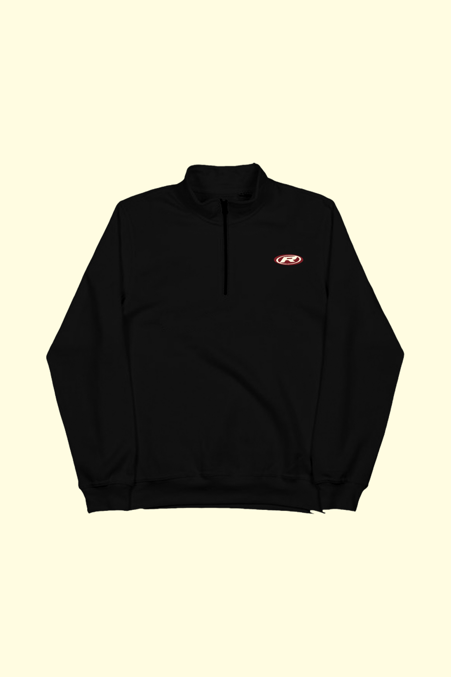 ROSÈ DEPT Quarter Zip - Black