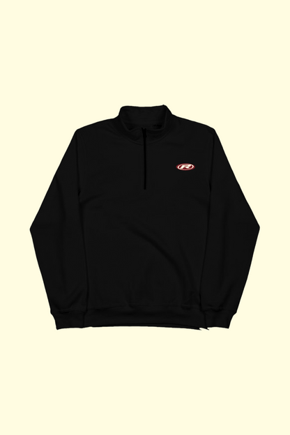 ROSÈ DEPT Quarter Zip - Black